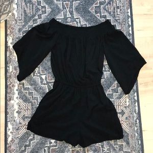 “Off the shoulder” Comfy Fit Romper